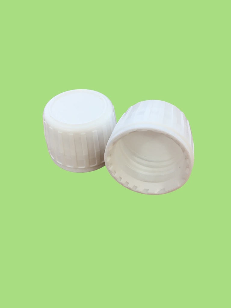 Draaistop 28mm astra glas/PET wit triseal 100st/pack
