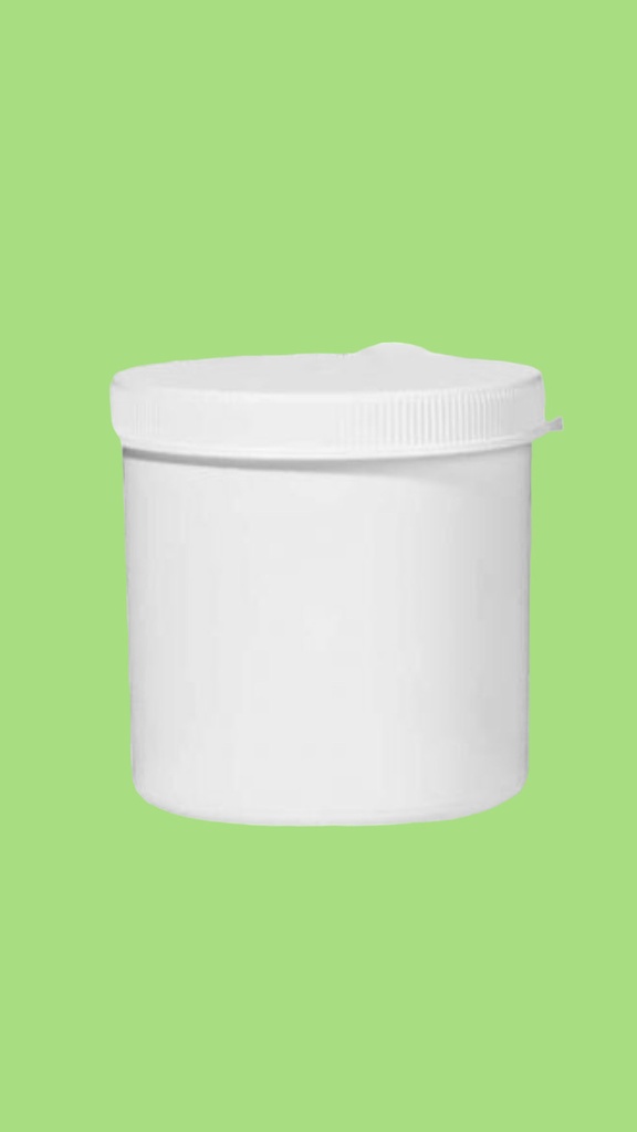 Pommadier blanc 20ml 30x53mm  672pcs/pack