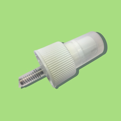 [MDRHW18-15] Draaistop 18mm microdoseur huidspray verzegelbaar wit 108mm 15st/pack