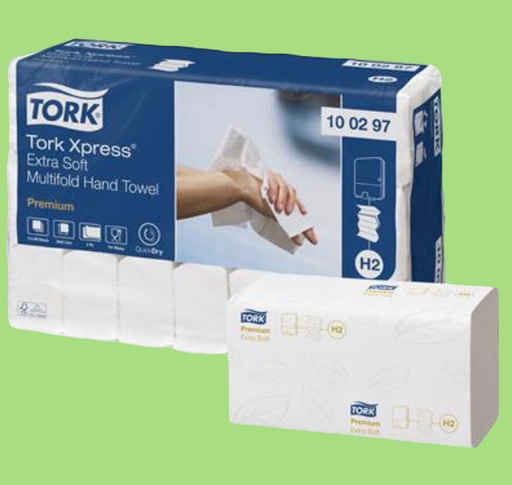 [TORKIGD] Tork intergevouwen handdoeken Extra Soft 21x100 H2
