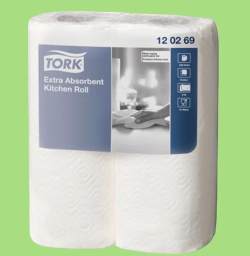 [TORKKEU] Tork keukenrollen Premium 12x2 