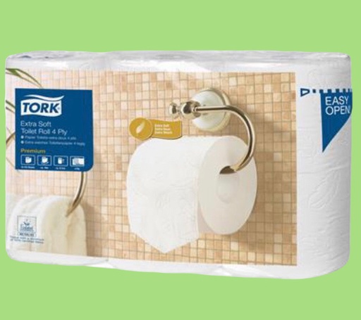 [TORKTOIL] Tork toiletpapier Extra Soft 4-laags 7x6 42 rollen/pack 