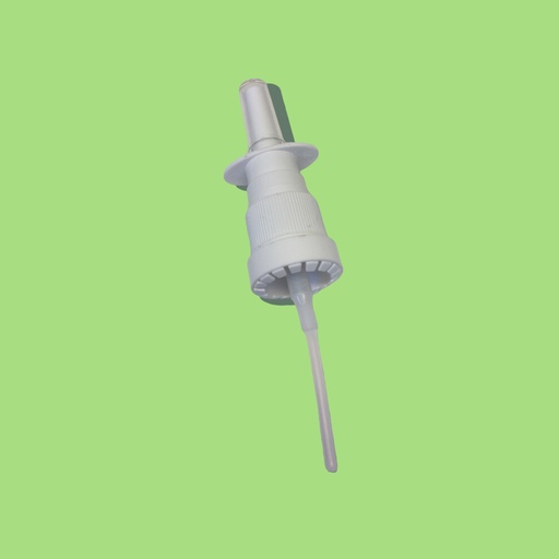 [MDNW100-15] Draaistop 18mm microdoseur neusspray verzegelbaar wit 100ml 120mm 15st/pack 
