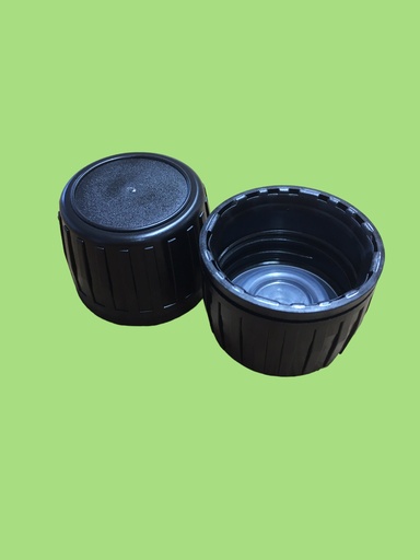 [DZVZ28-100] Draaistop 28mm zwart glas verzegelbaar 100st/pack