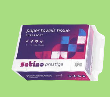 [SATMULT] Satino handdoekje prestige multifold 2L wit 25 x 120st