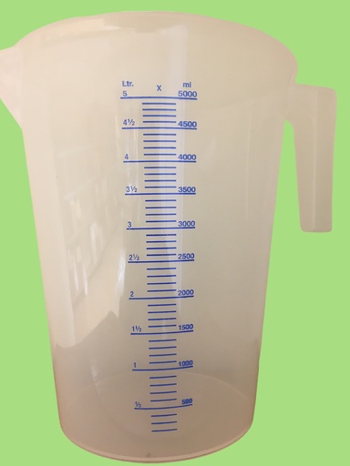 [MPGH5000] Becher plastique gradué avec anses 5000ml