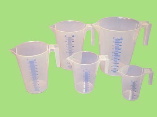 [MPGH500] Becher plastique gradué avec anses 500ml