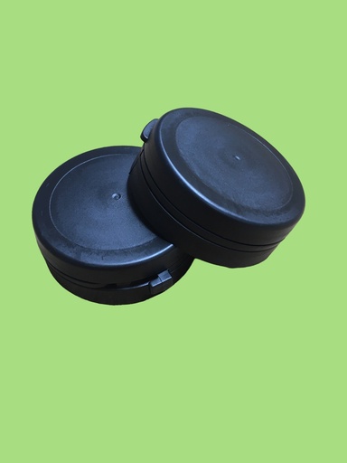 [DJC43Z-25] Deksel 43mm J-cap zwart 25st/pack